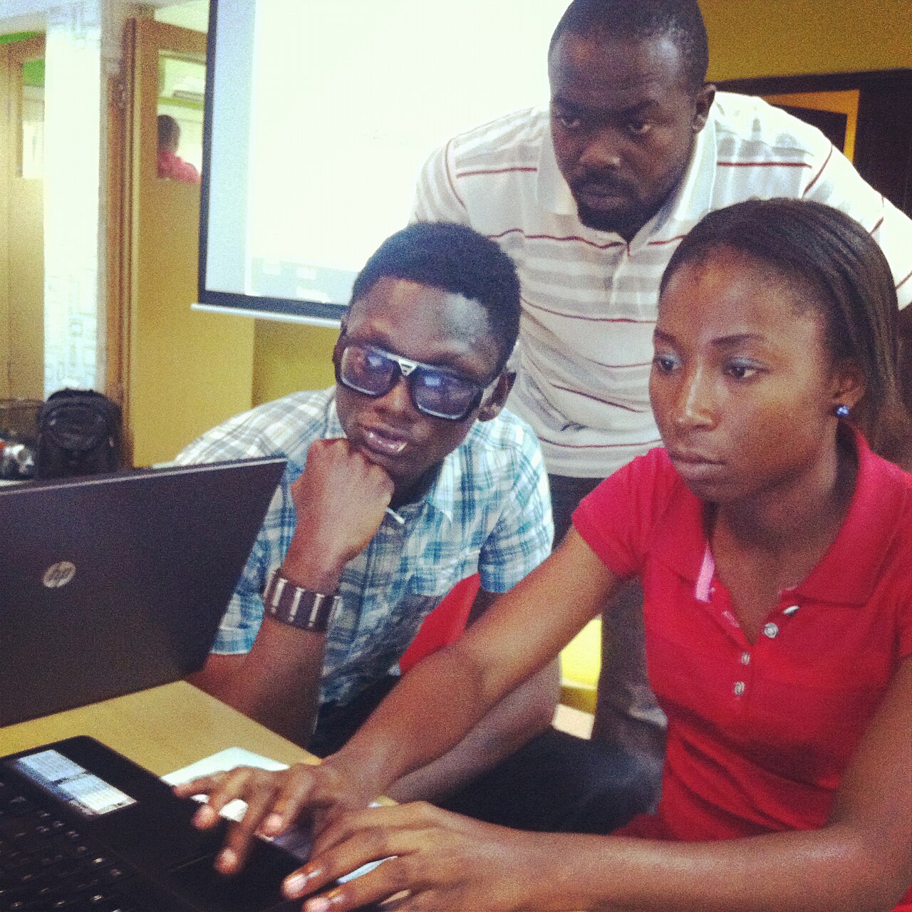 Young people working on community problems